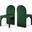 Summer Velvet Dining Side Chair Set of 2 In Green