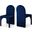 Summer Velvet Dining Side Chair Set of 2 In Navy