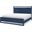 Summerland Inkwell Blue Finish California King Panel Bed