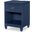 Summerland Inkwell Blue Finish Open Nightstand