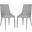 Summerset Grey 19 Inch Linen Side Chair Set of 2
