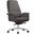 Summit Series Office Chair In Grey Leather