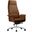 Summit Series Tall Office Chair In Dark Brown Leather