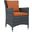 Summon Canvas Tuscan Dining Outdoor Patio Sunbrella Arm Chair