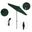 Sun Master 7.5' Patio Umbrella with Aluminum Pole Fiberglass Ribs Collar Tilt Crank Lift with Olefin Fabric In Hunter Green and Bronze