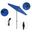 Sun Master 7.5' Patio Umbrella with Aluminum Pole Fiberglass Ribs Collar Tilt Crank Lift with Olefin Fabric In Royal Blue and Bronze