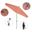 Sun Master 9' Patio Umbrella with Aluminum Pole Fiberglass Ribs Collar Tilt Crank Lift with Sunbrella Fabric In Dolce Mango and Hammertone Grey