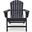 Sundown Treasure Black Adirondack Chair