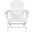 Sundown Treasure White Outdoor Adirondack Chair
