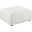 Sunny Upholstered Ottoman Natural