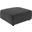 Sunny Upholstered Square Ottoman Dark Charcoal