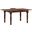 Sunset Trading Andrews 60 Inch Rectangular Extendable Butterfly Leaf Dining Table In Chestnut Brown