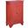 Sunset Trading Cottage Carved Accent Cabinet In Red