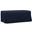 Sunset Trading Newport Slipcovered 44 Inch Wide Ottoman Stain Resistant Performance Fabric Navy Blue