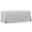 Sunset Trading Newport Slipcovered 44 Inch Wide Ottoman Stain Resistant Performance Fabric White