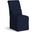 Sunset Trading Newport Slipcovered Dining Chair Stain Resistant Performance Fabric Navy Blue