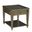Sunset Valley Rectangular Drawer End In Rich Mocha