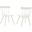 Sutter Wood Dining Side Chair Set of 2 In White