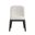 Sutton Dining Side Chair Set of 2 In White and Dark Brown