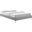 Sutton Full Performance Velvet Bed Frame In Light Gray