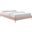 Sutton Twin Performance Velvet Bed Frame In Pink