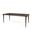 Suvan 84 x 42 Inch Solid Wood Rectangular Dining Table In Medium Dark Brown