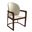 Svelta Elegant Wooden Dining Chair In Cream