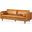 Svend Tan Leather Sofa