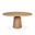 Swanson 60 Inch Wood Round Pedestal Dining Table In Light Brown