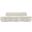 Swerve 101 Inch Velvet Upholstered Sofa In Cream