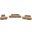 Swerve Velvet Upholstered Living Room Set In Beige