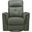 Bristow Swivel Glider Reclining Chair In Green