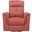 Bristow Swivel Glider Reclining Chair In Red