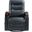 Margot Swivel Glider Reclining Chair In Black
