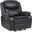 Sycamore Upholstered Power Recliner Chair Dark Grey