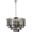 Sydney Polished Nickel Chandelier With Silver Shade