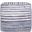 Sylta Striped Cotton Cube Pouf In Blue and White