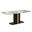 Sylva 71 Inch Dining Table with Sintered Stone Top In Light Grey