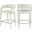 Sylvester Vegan Leather Stool In Cream