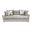Sylvie Sofa with 4 Accent Pillows In Light Gray