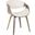 Symphony Chair In Grey and White