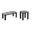 T06 Occasional Table Set In Black and White