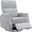 Tabor Swivel Gliding Recliner In Gray Graphite