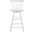 Tage Swivel Counter Stool in White