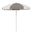 Tahiti 6.5' Beach Umbrella with Fiberglass Ribs In Natural and Stone