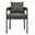 Tahoe Outdoor Patio Aluminum Dining Chair In Gray and Charcoal