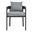 Tahoe Outdoor Patio Aluminum Dining Chair In Gray