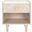 Tahseen Parquet Nightstand In Beige