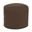 Tall Pouf Sterling In Chocolate