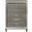 Tamsin Silver Gray Metallic Chest